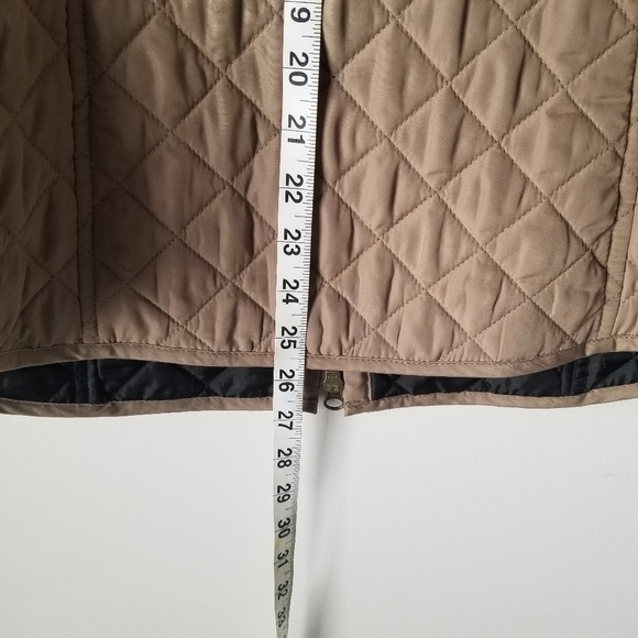 J Jill Tan Heritage Quilted Vest Size S - Picture 8 of 10